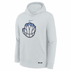 Memphis Grizzlies Youth 2025/26 City Edition Club Fleece Pullover Hoodie Silver