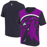 Minnesota Timberwolves Youth 2025/26 City Edition Max90 T-Shirt Purple/Navy