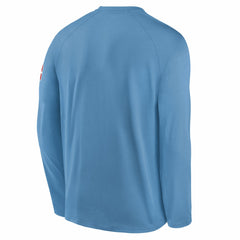 Memphis Grizzlies Youth 2025/26 City Edition Dri-Fit Long Sleeve Game Top Light Blue