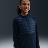 Chelsea Youth 2025/26 Academy Winter Warrior Drill Training Top Navy