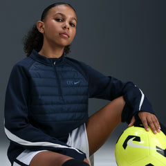 Chelsea Youth 2025/26 Academy Winter Warrior Drill Training Top Navy