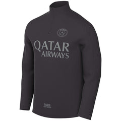 Paris Saint-Germain Strike Drill Quarter-Zip Long Sleeve Dri-FIT Top Anthracite sale