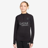 Paris Saint-Germain Jordan Brand Youth 2025/26 Fourth Strike Training Drill Top Black