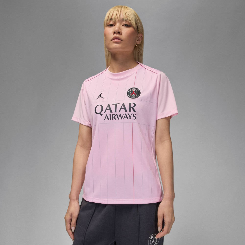 Paris Saint-Germain Women's 2025/26 Academy Pro Pre-Match Performance Dri-FIT Top Pink