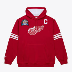 NHL Steve Yzerman Detroit Red Wings Mitchell & Ness 1997 Name & Number Premium Pullover Hoodie - Scarlet