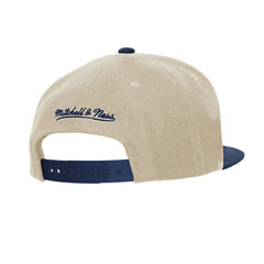 New York Yankees Mitchell & Ness Subway Series Matchup Pro Pinch Snapback - Cream