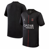 Paris Saint-Germain Jordan Brand Youth 2025/26 Fourth Replica Jersey Black