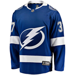 NHL Yanni Gourde Tampa Bay Lightning Fanatics Home Breakaway Jersey - Blue