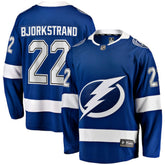 NHL Oliver Bjorkstrand Tampa Bay Lightning Fanatics Home Breakaway Jersey - Blue