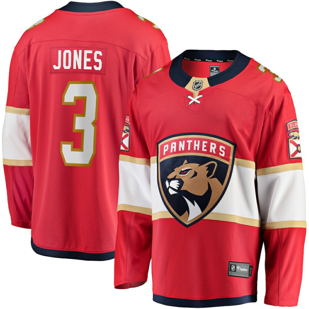 NHL Seth Jones Florida Panthers Fanatics Home Breakaway Jersey - Red