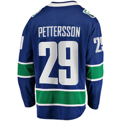 NHL Marcus Pettersson Vancouver Canucks Fanatics Home Breakaway Jersey - Blue