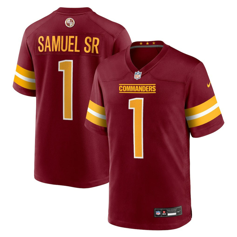 NFL Deebo Samuel Sr Washington Commanders Game Player Jersey - Burgundy