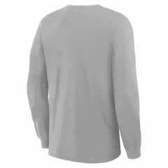 Dallas Cowboys Big & Tall Clock Management Legacy Long Sleeve T-Shirt Heather Gray