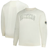 Green Bay Packers Profile Big & Tall Fleece Sweatshirt Cream