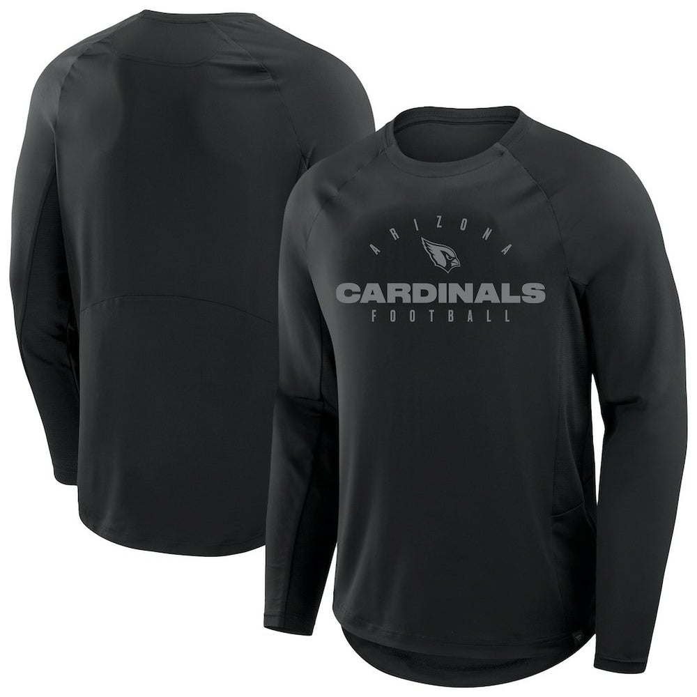 Arizona Cardinals Big & Tall Coverage Scheme Long Sleeve T-Shirt Black