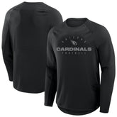 Arizona Cardinals Big & Tall Coverage Scheme Long Sleeve T-Shirt Black