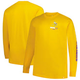 Minnesota Vikings Big & Tall Clock Management Legacy Long Sleeve T-Shirt Gold