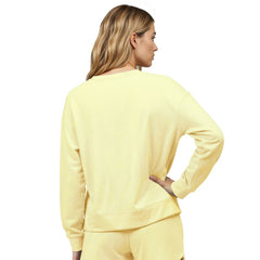 NHL Pittsburgh Penguins Concepts Sport Women's Tonal Pullover Tri-Blend Sweatshirt - Yellow