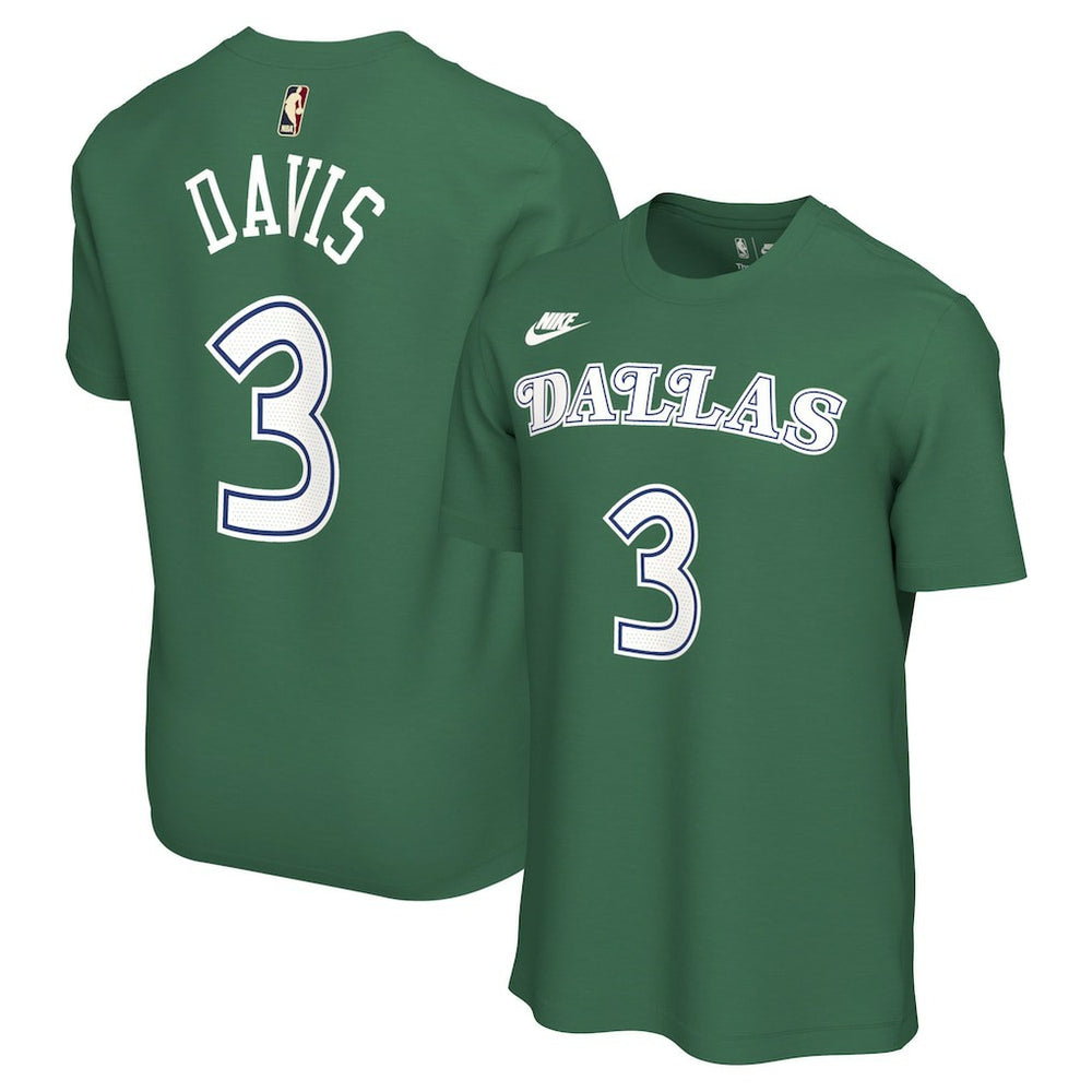 Anthony Davis Dallas Mavericks Unisex Name & Number T-Shirt Classic Editi- Green