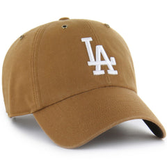 Los Angeles Dodgers Carhartt x '47 Clean Up Adjustable Hat - Brown Hats