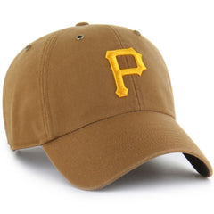 Pittsburgh Pirates Carhartt x '47 Clean Up Adjustable Hat - Brown Hats