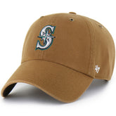 Seattle Mariners Carhartt x '47 Clean Up Adjustable Hat - Brown Hats