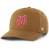 Washington Nationals Carhartt x '47 Hitch Adjustable Hat - Brown Hats