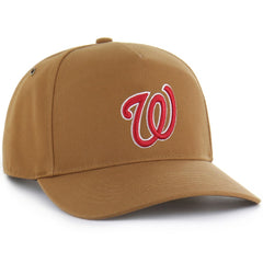 Washington Nationals Carhartt x '47 Hitch Adjustable Hat - Brown Hats