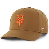 New York Mets Carhartt x '47 Hitch Adjustable Hat - Brown Hats