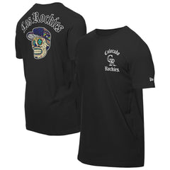 Colorado Rockies New Era Sugar Skulls T-Shirt - Black T-shirts