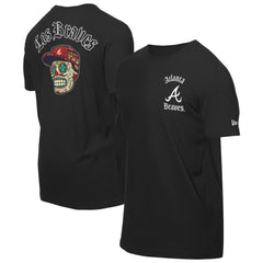 Atlanta Braves New Era Sugar Skulls T-Shirt - Black T-shirts