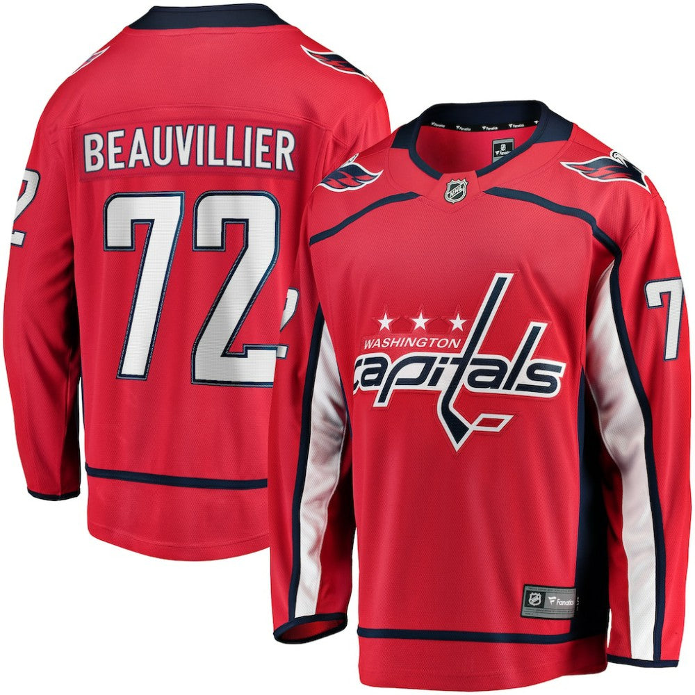 NHL Anthony Beauvillier Washington Capitals Fanatics Home Breakaway Jersey - Red