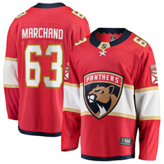 NHL Brad Marchand Florida Panthers Fanatics Home Breakaway Jersey - Red