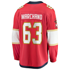 NHL Brad Marchand Florida Panthers Fanatics Home Breakaway Jersey - Red