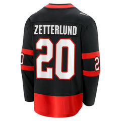 NHL Fabian Zetterlund Ottawa Senators Fanatics Home Breakaway Jersey - Black