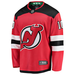 NHL Daniel Sprong New Jersey Devils Fanatics Home Breakaway Jersey - Red