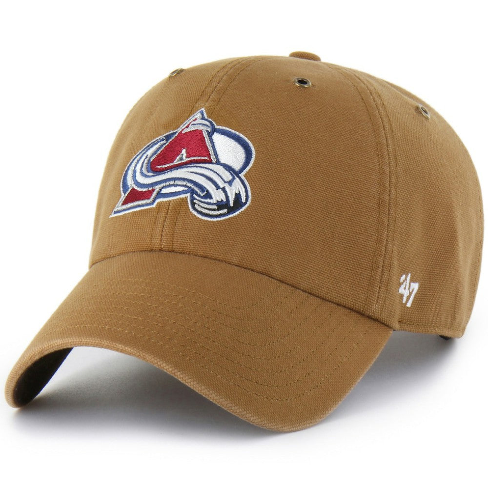 NHL Colorado Avalanche Carhartt x '47 Clean Up Adjustable Hat - Brown
