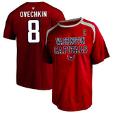 NHL Alexander Ovechkin Washington Capitals Fanatics Women's Plus Size Name & Number Scoop Neck T-Shirt - Red