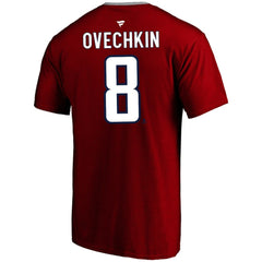 NHL Alexander Ovechkin Washington Capitals Fanatics Women's Plus Size Name & Number Scoop Neck T-Shirt - Red