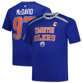 NHL Connor McDavid Edmonton Oilers Profile Big & Tall Name & Number T-Shirt - Royal