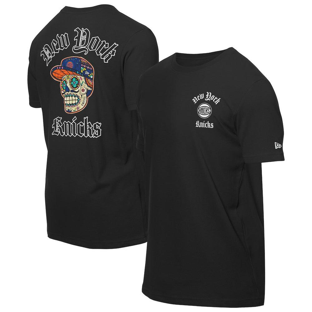 New York Knicks Sugar Skulls T-Shirt Black