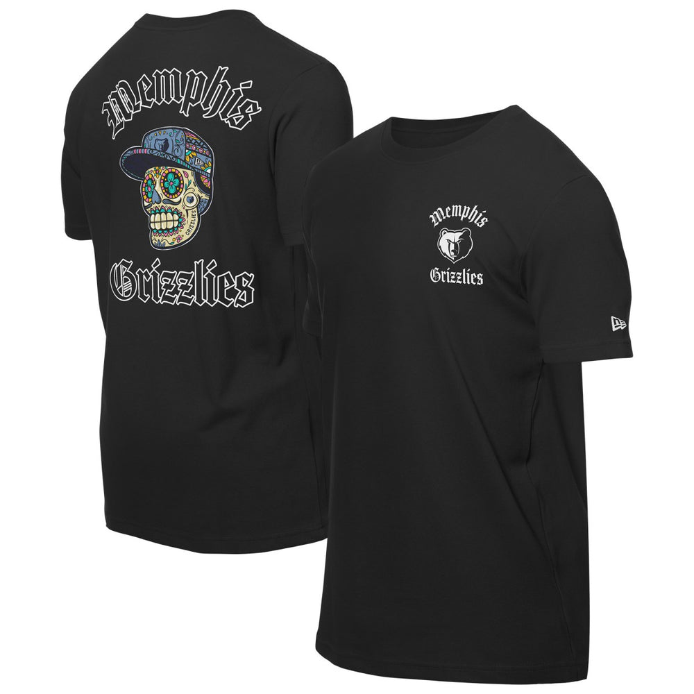 Memphis Grizzlies Sugar Skulls T-Shirt Black