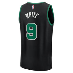 NBA Derrick White Boston Celtics Fast Break Replica Player Jersey - Statement Edition - Black