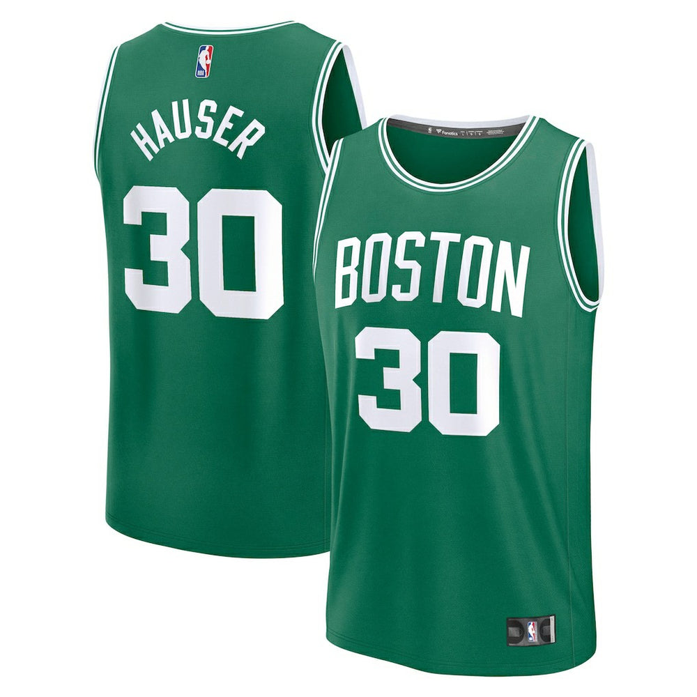 NBA Sam Hauser Boston Celtics Fast Break Replica Player Jersey - Icon Edition - Kelly Green