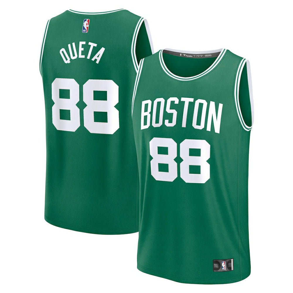 NBA Neemias Queta Boston Celtics Fast Break Replica Player Jersey - Icon Edition - Kelly Green