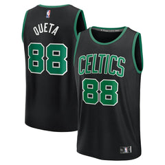 NBA Neemias Queta Boston Celtics Fast Break Replica Player Jersey - Statement Edition - Black