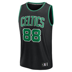 NBA Neemias Queta Boston Celtics Fast Break Replica Player Jersey - Statement Edition - Black