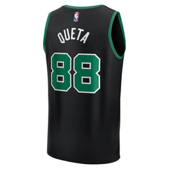 NBA Neemias Queta Boston Celtics Fast Break Replica Player Jersey - Statement Edition - Black