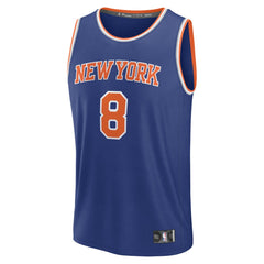 NBA OG Anunoby New York Knicks Fast Break Replica Player Jersey - Icon Edition - Blue