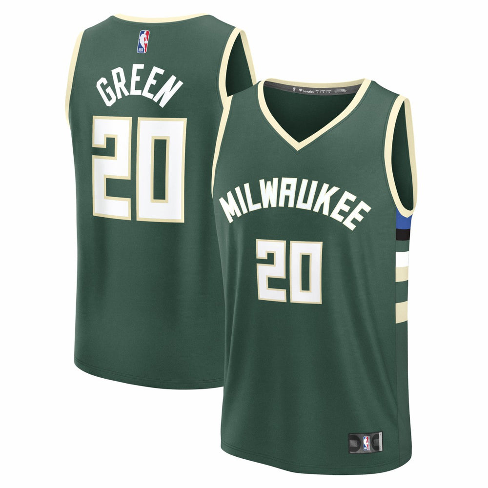 NBA A.J. Green Milwaukee Bucks Fast Break Replica Player Jersey - Icon Edition - Hunter Green